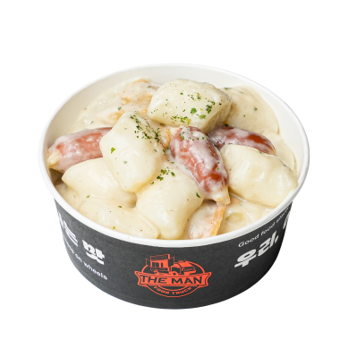 크림떡볶이 4,000원